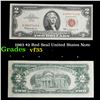 1963 $2 Red Seal United States Note Grades vf++