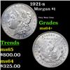 1921-s Morgan Dollar $1 Grades Choice+ Unc