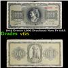 1942 Greece 1,000 Drachmai Note P# 118A Grades vf+