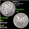 Image 1 : 1904-s Morgan Dollar $1 Grades f, fine