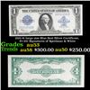 1923 $1 large size Blue Seal Silver Certificate, Fr-237 Signatures of Speelman & White Grades Select