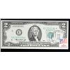 Image 2 : 1976 $2 Federal Reserve Note 1st Day of Issue, with Stamp Grades Choice AU/BU Slider