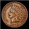 Image 2 : 1907 Indian Cent 1c Grades xf+