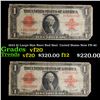 1923 $1 Large Size Rare Red Seal  United States Note FR-40 Grades vf, very fine