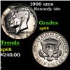 1966 sms Kennedy Half Dollar 50c Grades sp68