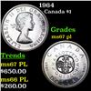 1964 Canada Dollar $1 Grades GEM++ PL