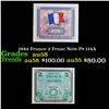 1944 France 2 Franc Note P# 114A Grades Choice AU/BU Slider