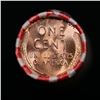 Image 2 : Shotgun Lincoln 1c roll, 1958-d 50 pcs Bank Wrapper.