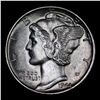 Image 2 : 1944-d Mercury Dime 10c Grades GEM+ Unc