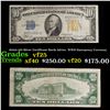 1934A $10 Silver Certificate North Africa  WWII Emergency Currency Grades vf+