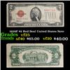 1928F $2 Red Seal United States Note Grades vf+