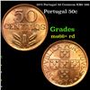 1973 Portugal 50 Centavos KM# 596 Grades GEM++ RD