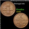 1964 Portugal 10 Centavos KM# 583 Grades Select Unc