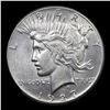 Image 2 : 1927-p Peace Dollar $1 Grades Choice Unc