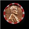Image 2 : Shotgun Lincoln 1c roll, 1963-d 50 pcs Bank Wrapper.
