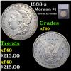 1888-s Morgan Dollar $1 Graded xf40 By SEGS