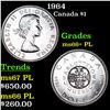 1964 Canada Dollar $1 Grades GEM++ PL
