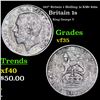 192* Britain 1 Shilling 1s KM# 816a Grades vf++
