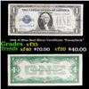 1928 $1 Blue Seal Silver Certificate "Funnyback" Grades vf++