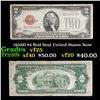 1928D $2 Red Seal United States Note Grades vf+