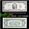 1963 $2 Red Seal United States Note Grades Gem CU