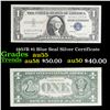 1957B $1 Blue Seal Silver Certificate Grades Choice AU