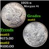 Image 1 : 1921-s Morgan Dollar $1 Grades Select Unc