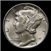 Image 2 : 1939-p Mercury Dime 10c Grades GEM+ Unc