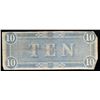 Image 3 : 1864 $10 Confederate Note, T68 Grades Select AU