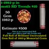 Image 1 : Shotgun Lincoln 1c roll, 1982-p 50 pcs Bank Wrapper.