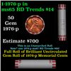 Image 1 : Shotgun Lincoln 1c roll, 1976-p 50 pcs Bank Wrapper.