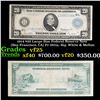 1914 $20 Large Size Federal Reserve Note (San Francisco, CA) Fr-1011a, Sig. White & Mellon Grades vf