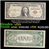 1935A $1 Silver Certificate Hawaii WWII Emergency Currency Rare YB Block Grades vf+
