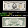 1934A $5 Silver Certificate North Africa WWII Emergency Currency Grades vf++