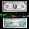 1914 $10 Blue Seal Federal Reserve Note (Chicago, IL) 7-G Fr-930, Sig. Burke & Houston Grades vf+