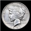 Image 2 : 1921-p Peace Dollar $1 Graded ms63+ BY SEGS