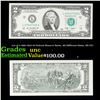 Image 1 : Lot of 4 1995-2013 $2 Federal Reserve Notes, All Different Dates, All CU! Grades Brilliant Uncircula