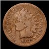 Image 2 : 1873 Open 3 Indian Cent 1c Grades g+