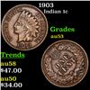 Image 1 : 1903 Indian Cent 1c Grades Select AU