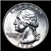 Image 2 : 1962-d Washington Quarter 25c Grades Choice Unc