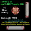 Image 1 : Shotgun Lincoln 1c roll, 1995-p 50 pcs Bank Wrapper.