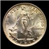 Image 2 : 1944D Philippines 20 Centavos Silver KM# 182 Grades Choice Unc