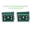 Image 1 : 1997-1998 United States Mint Proof Set. 10 Coins Inside.