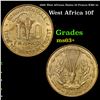 1968 West African States 10 Francs KM# 1a Grades Select+ Unc