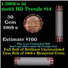 Image 1 : Shotgun Lincoln 1c roll, 1968-s 50 pcs Bank Wrapper.