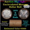 ***Auction Highlight*** 1879 & CC Uncirculated Morgan Dollar Shotgun Roll (fc)