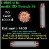Image 1 : Shotgun Lincoln 1c roll, 1999-d 50 pcs Bank Wrapper.