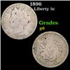1896 Liberty Nickel 5c Grades g+