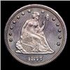 Image 2 : 1877-cc Seated Liberty Quarter Large CC Near TOP POP! 25c Graded GEM++ Unc By USCG