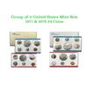 Image 1 : Group of 2 United States Mint Set in Original Government Packaging! From 1977-1978 with 24 Coins